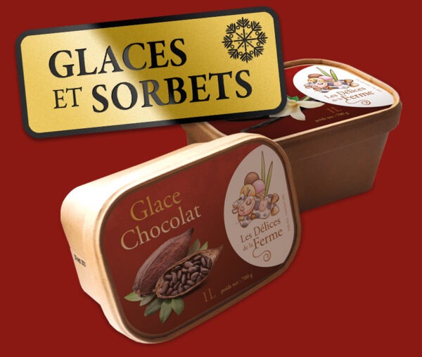 Glaces et sorbets en bac - 1l